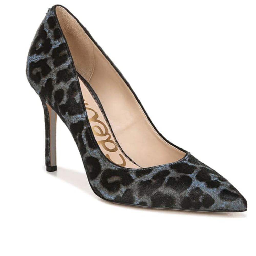 Sam Edelman Hazel Blue Leopard Classic Pump